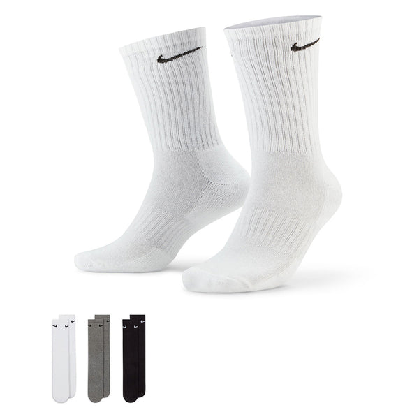 Nike Unisex Everyday Cushioned Training Crew Socks (3 Pairs) | SX7664-964