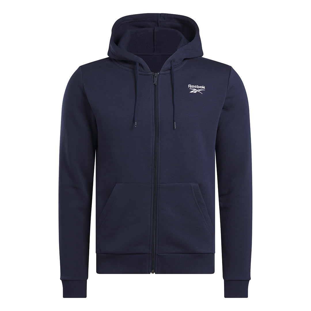 Reebok Men Identity Small Logo Fleece Full Zip Hoodie | 100202861