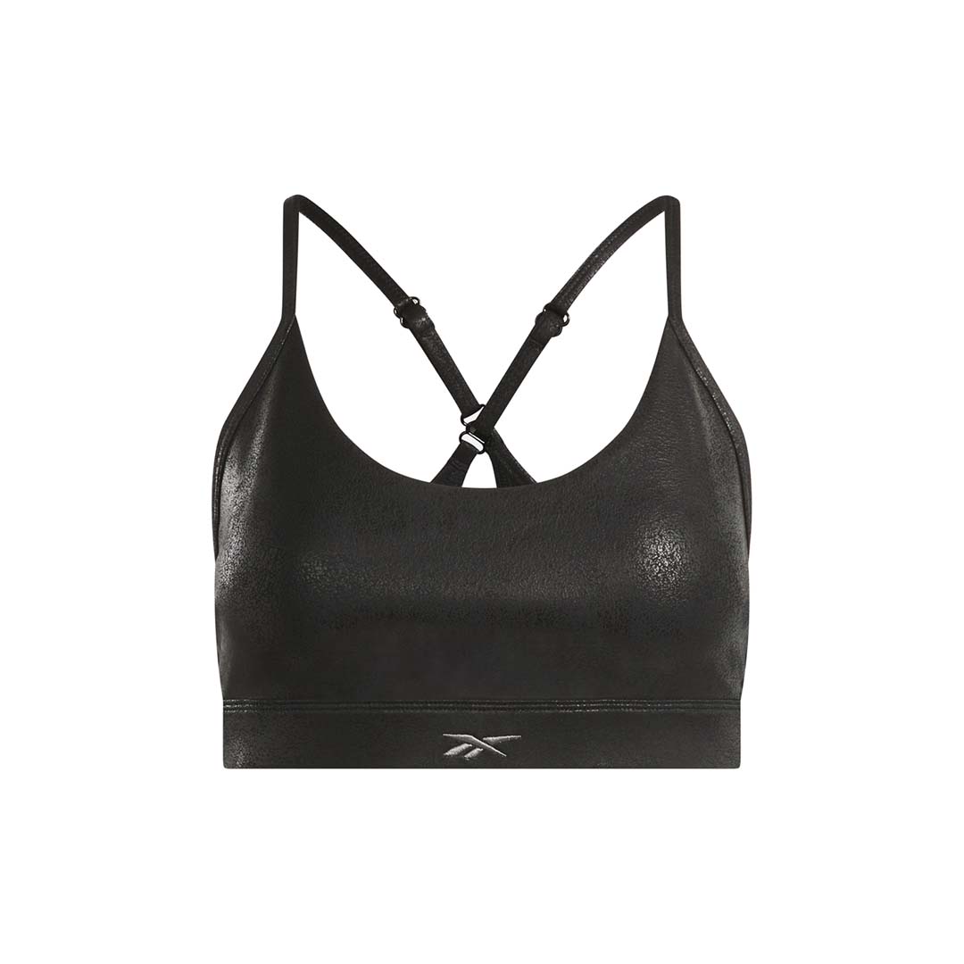 Reebok Women Lux Faux Leather HR Strappy Bra | 100205592