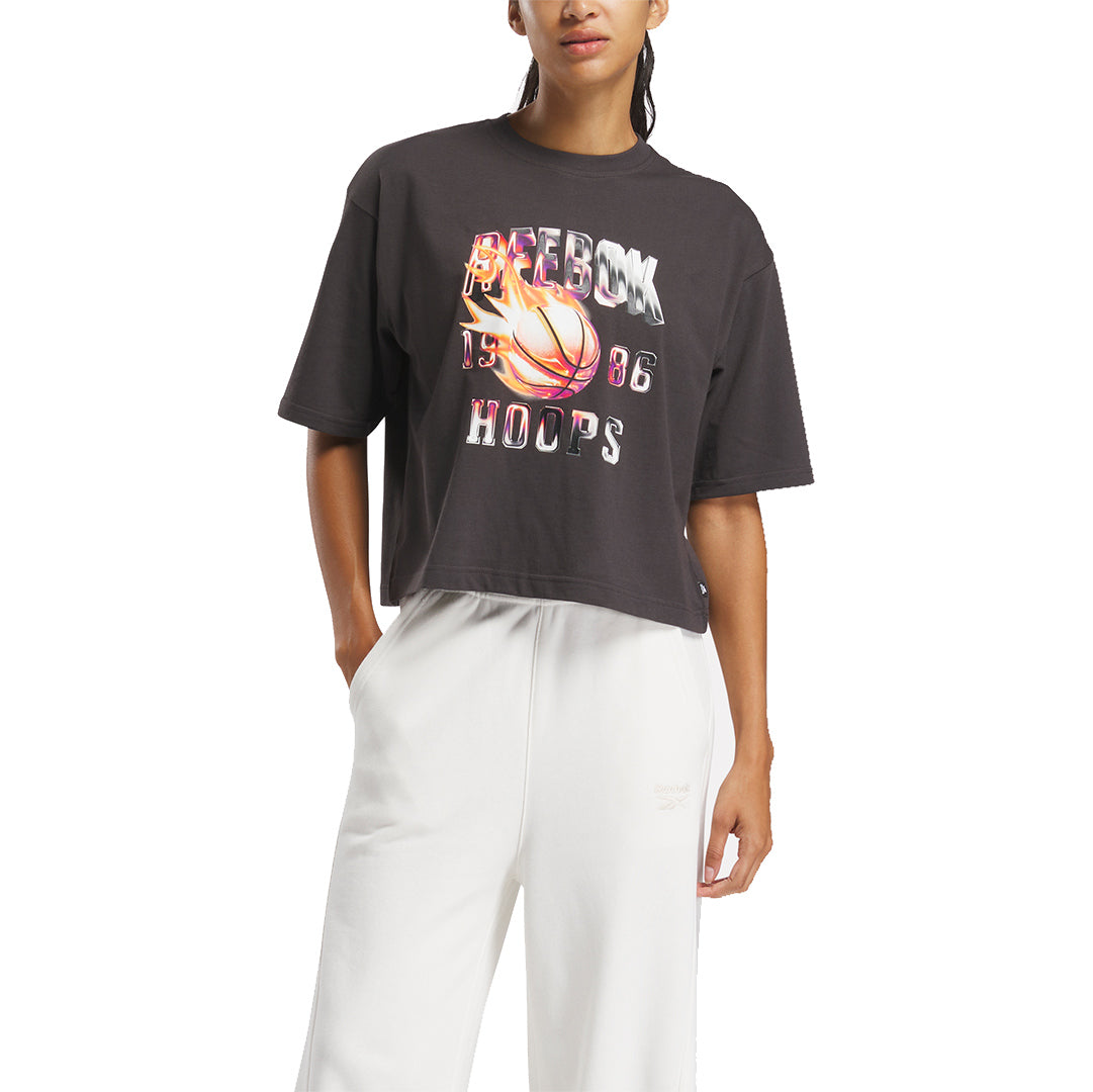 Reebok Women Grade School Basketball On Fire Tee | 100218829