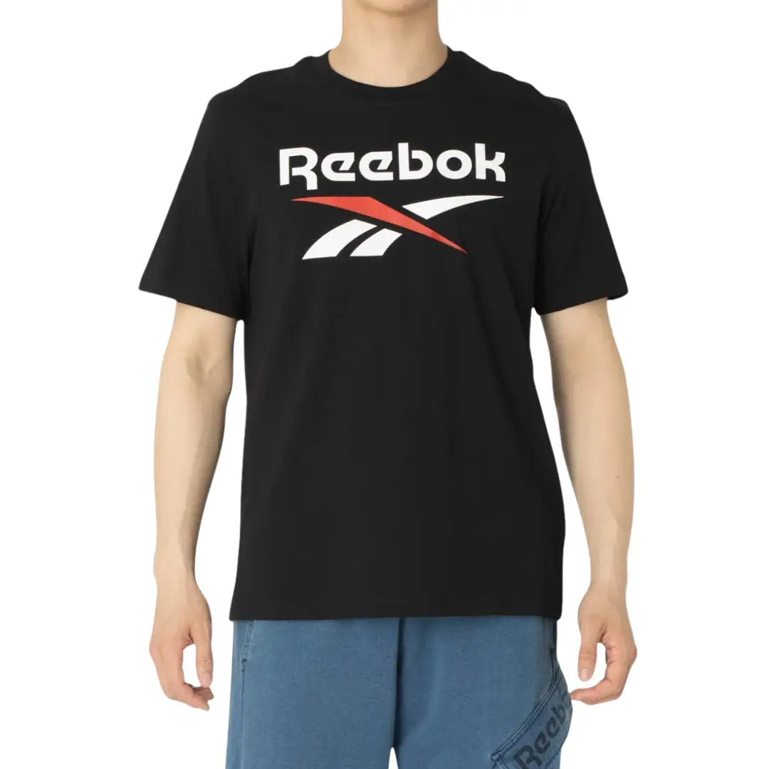 Reebok Men Bruno Big Logo Crew Neck Short Sleeve Tee | 100240887