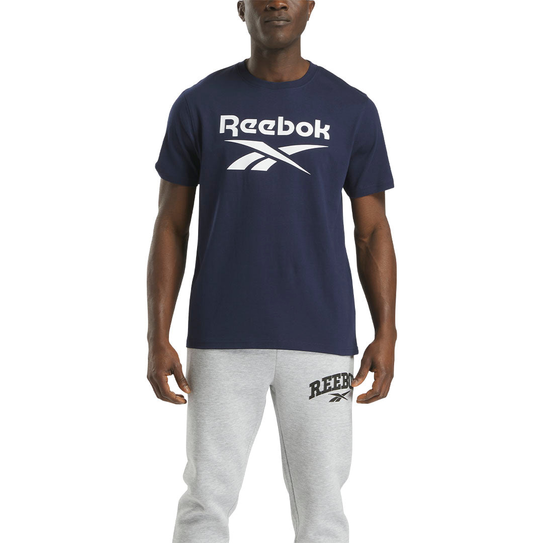 Reebok Men Chad Big Logo Crew Neck Short Sleeve Tee | 100240895