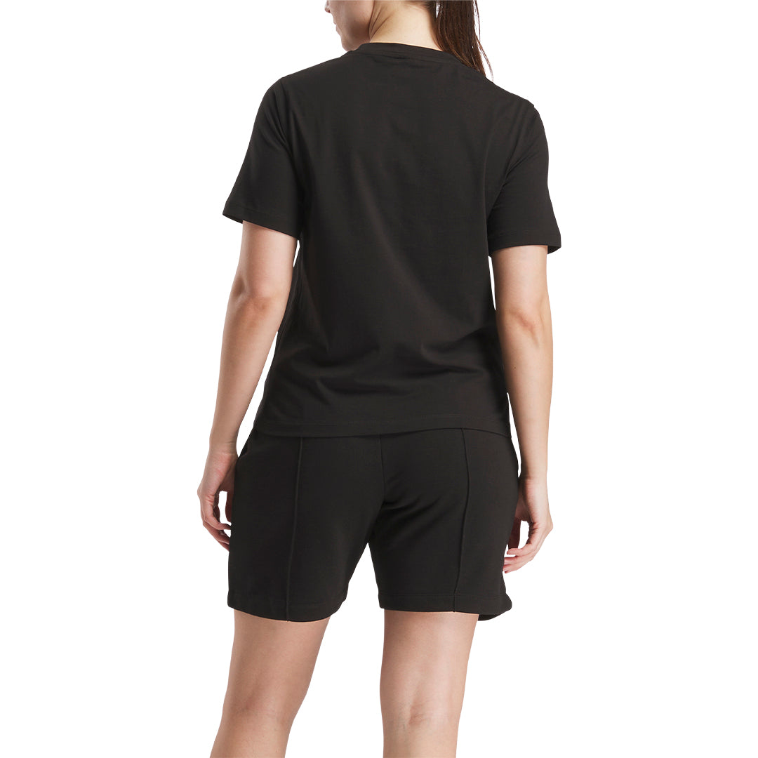 Reebok Women Paisley Big Logo Crewneck Short Sleeve Tee | 100241366