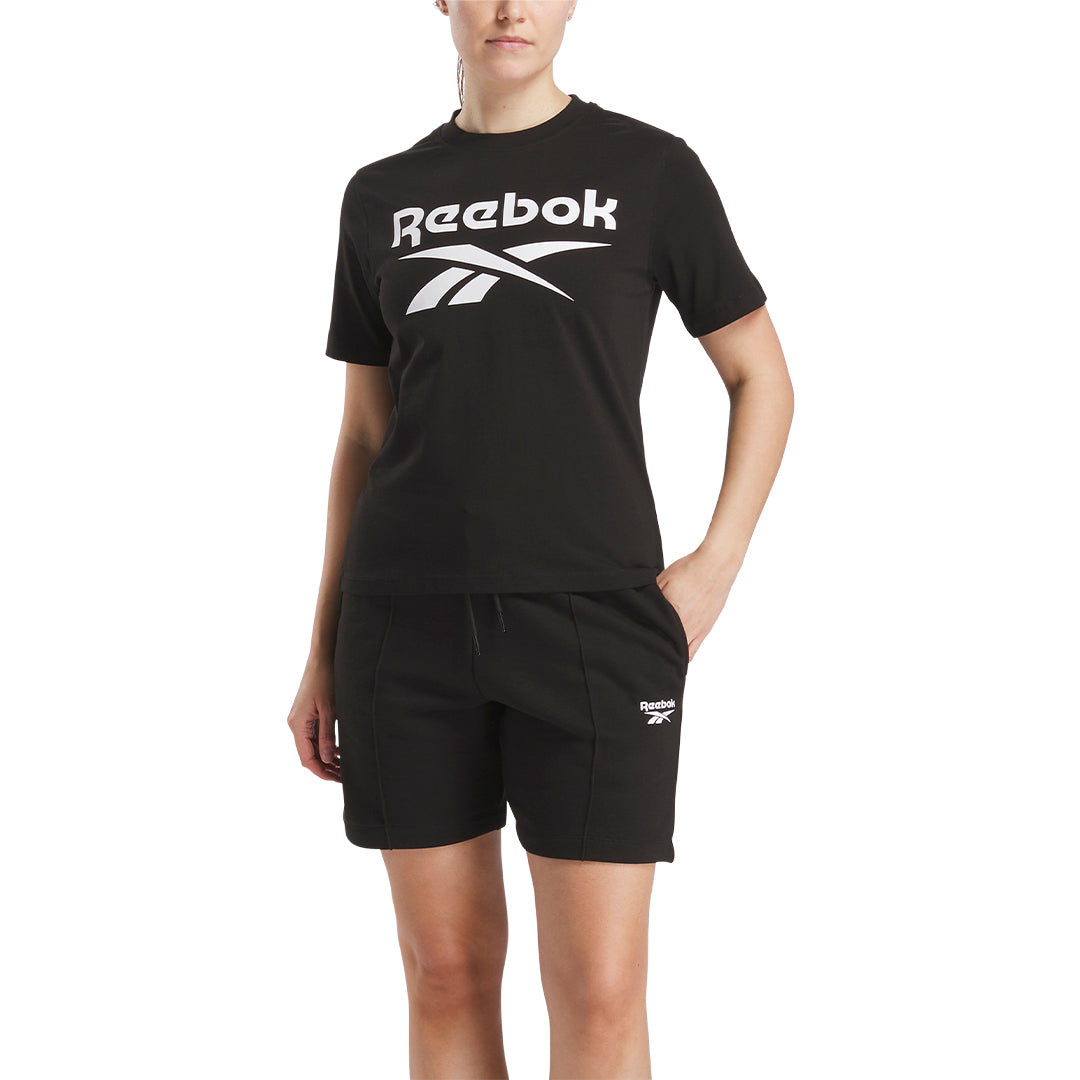 Reebok Women Paisley Big Logo Crewneck Short Sleeve Tee | 100241366