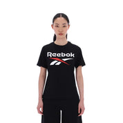 Reebok Women Wren 2 Colour Logo Crew Short Sleeve Tee | 100241382