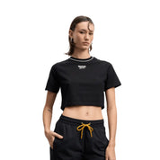 Reebok Women Blakely Crew Neck Cropped Short Sleeve Tee | 100241421