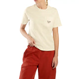 Reebok Women Lex Small Logo Crew Short Sleeve Pocket Tee | 100269475