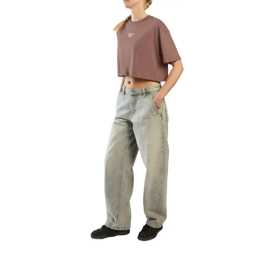 Reebok Women Id Cropped Box Fit T-Shirt | 100269956