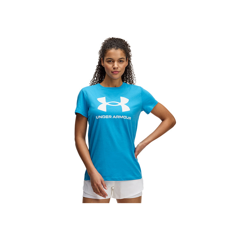 Under Armour Women Sportstyle Logo Short Sleeve | 1356305-452