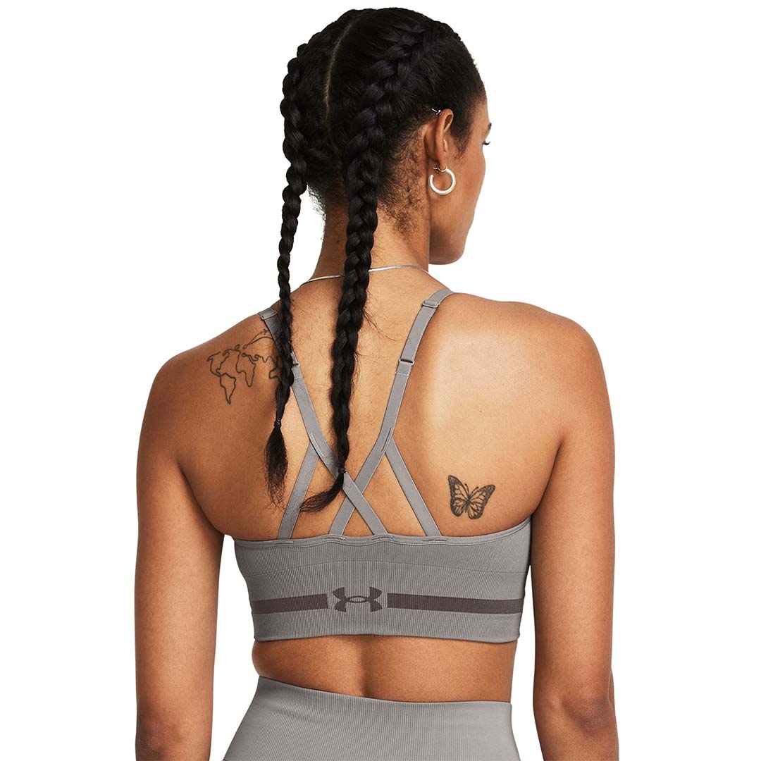 Under Armour Womens Seamless Low Long Bra | 1357719-294