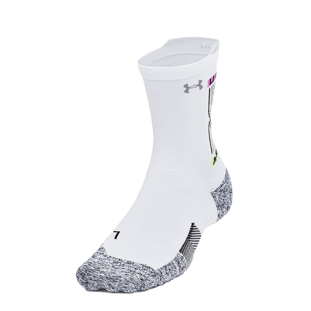 Under Armour Unisex ArmourDry Run Cushion 1 Pack Mid-Crew Socks | 1376076-103