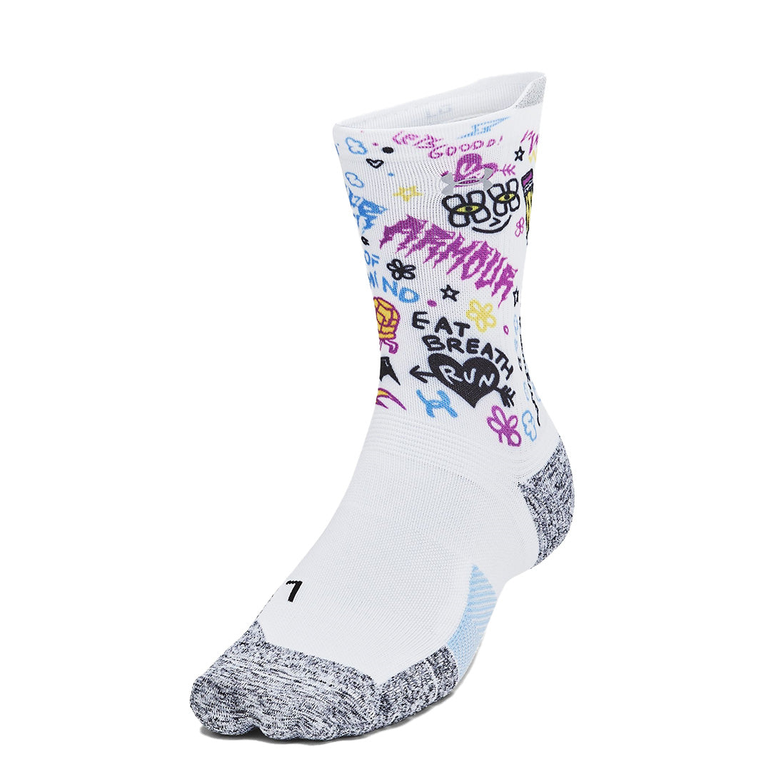 UA Unisex ArmourDry Run Cushion 1 Pack Mid-Crew Socks | 1376076