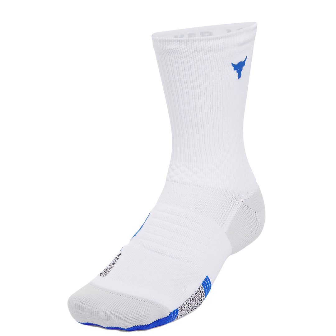 Under Armour Unisex Project Rock ArmourDry Playmaker 1 Pack Mid-Crew Socks | 1376230-102