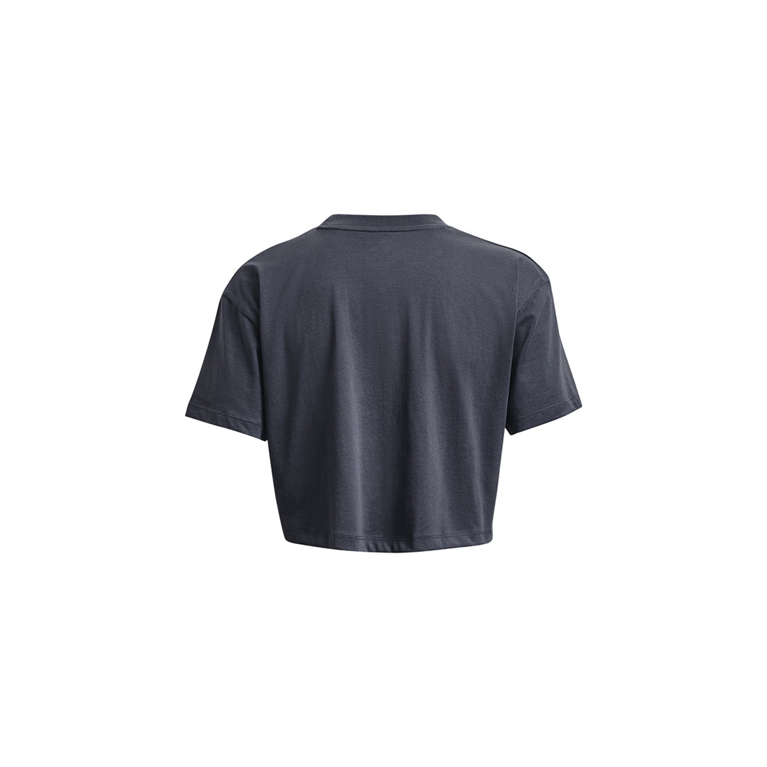 Under Armour Women Branded Logo Crop Short Sleeve | 1376751-044