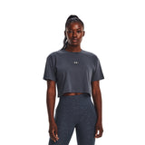 UA Women Branded Logo Crop Short Sleeve | 1376751