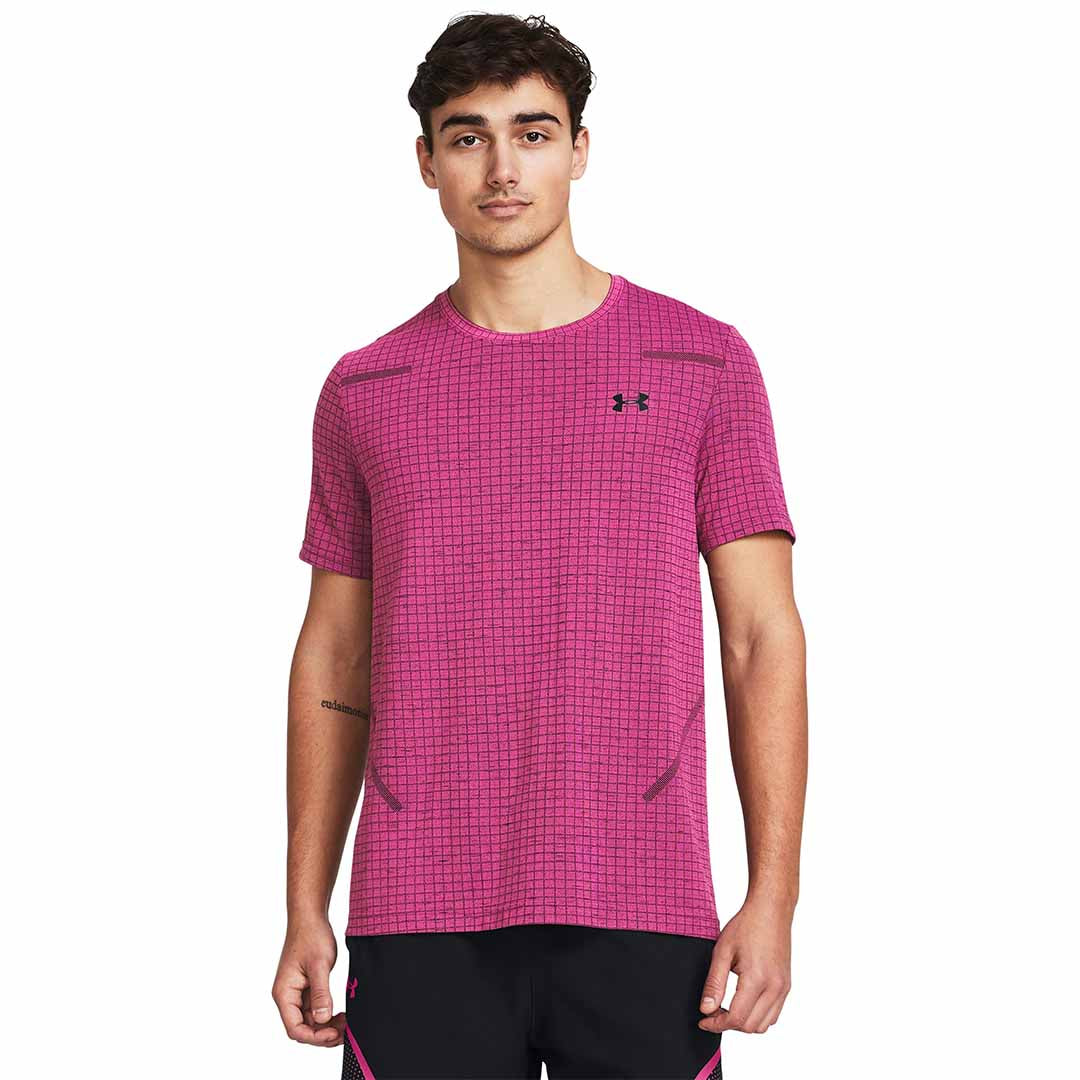 Under Armour Men Vanish Seamless Grid Short Sleeve | 1376921-686