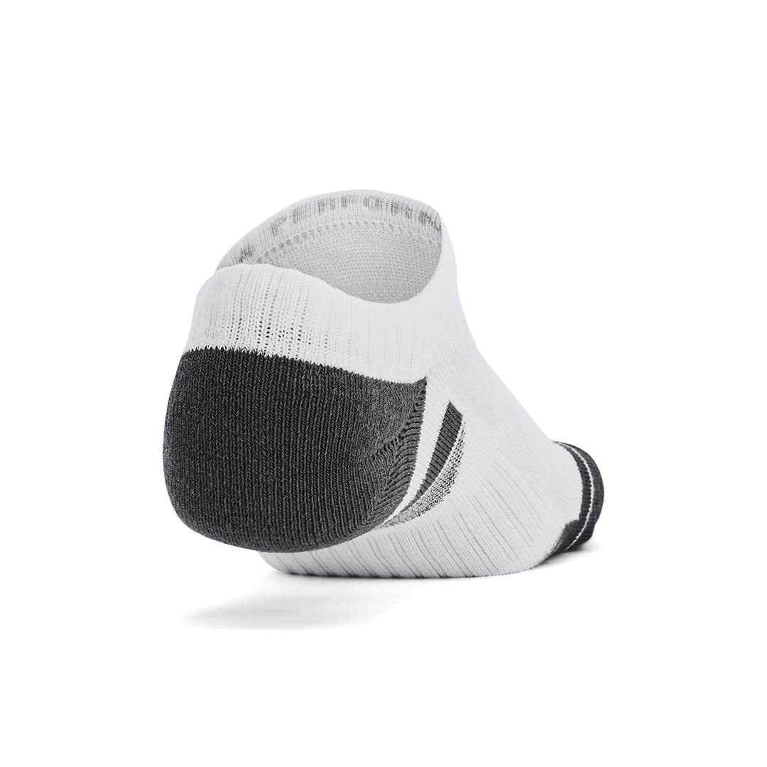 Under Armour Unisex Performance Cotton 3-Pack No Show Socks | 1379526-100