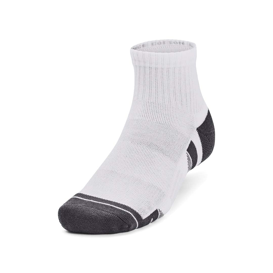 Under Armour Unisex Performance Cotton 3-Pack Quarter Socks | 1379528-100