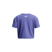 UA Girls Crop SportStyle Logo Short Sleeve | 1380878