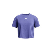UA Girls Crop SportStyle Logo Short Sleeve | 1380878