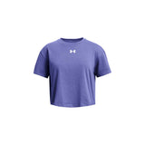 UA Girls Crop SportStyle Logo Short Sleeve | 1380878