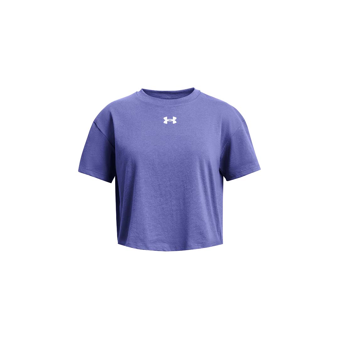 Under Armour Kids UA Crop Sportstyle Logo SS  |  1380878-561