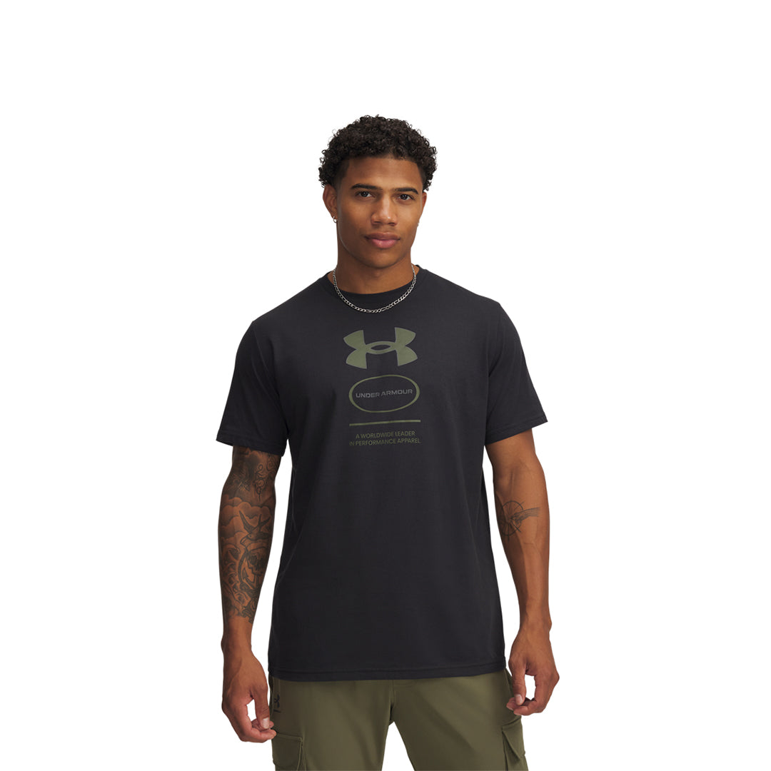 Under Armour Men Branded Gel Stack Short Sleeve | 1380957-002