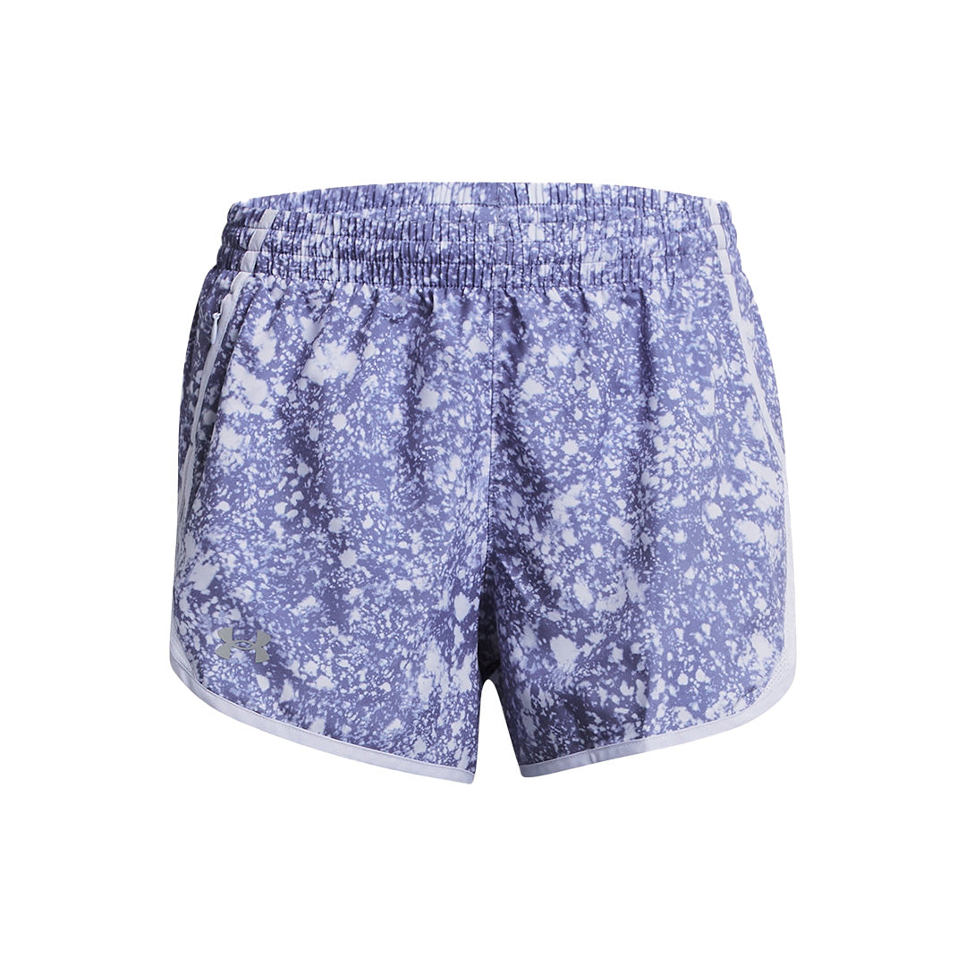 Under Armour Women Fly By 3'' Printed Shorts | 1382439-539