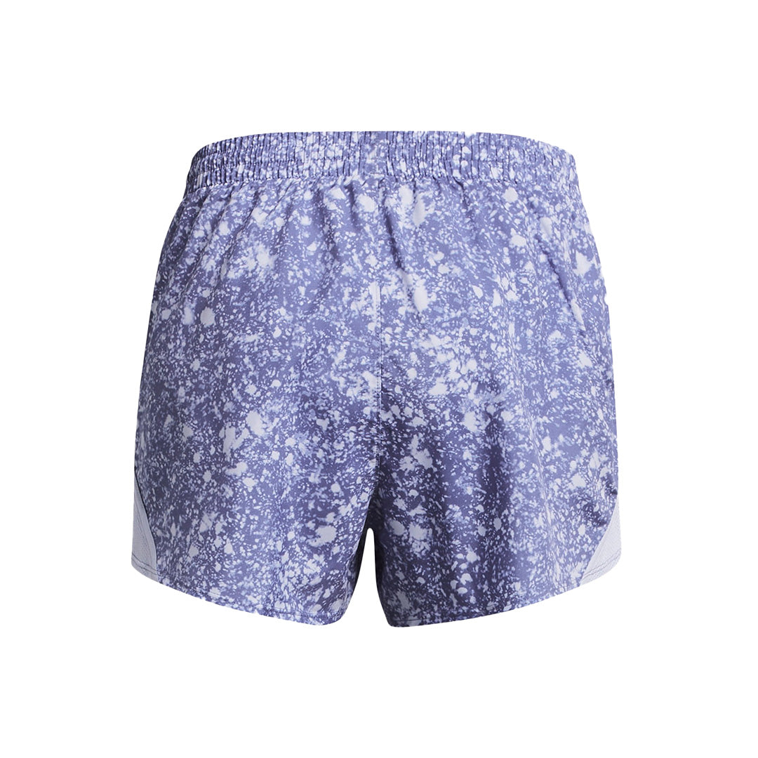 Under Armour Women Fly By 3'' Printed Shorts | 1382439-539