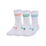 UA Women Essential Novelty 3-Pack Mid Crew Socks | 1382942