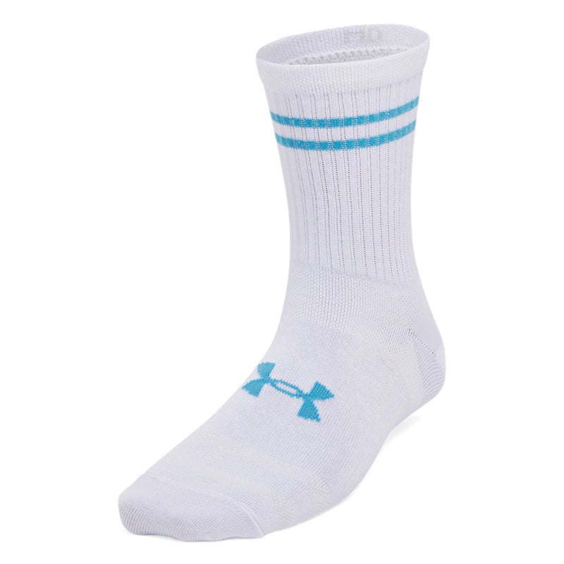 UA Women Essential Novelty 3-Pack Mid Crew Socks | 1382942