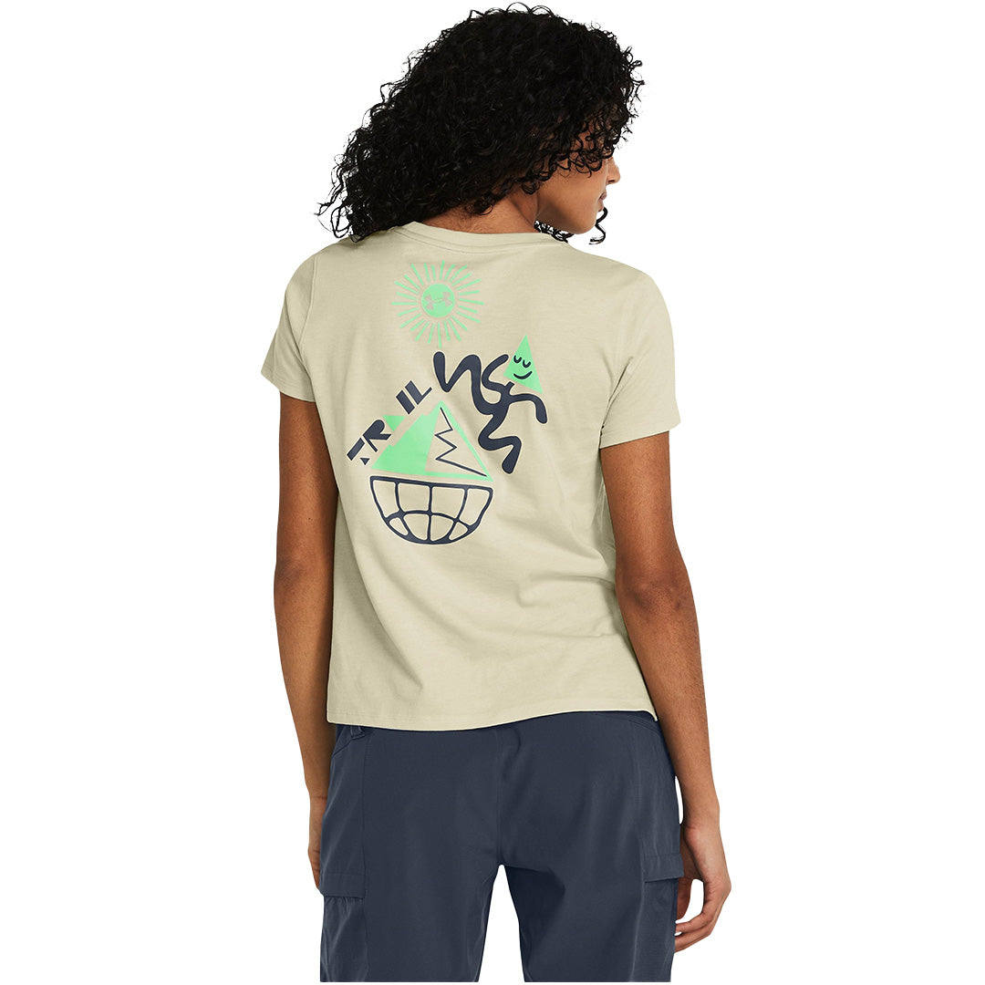 Under Armour Women Run Trail Graphic SS | 1383036-273