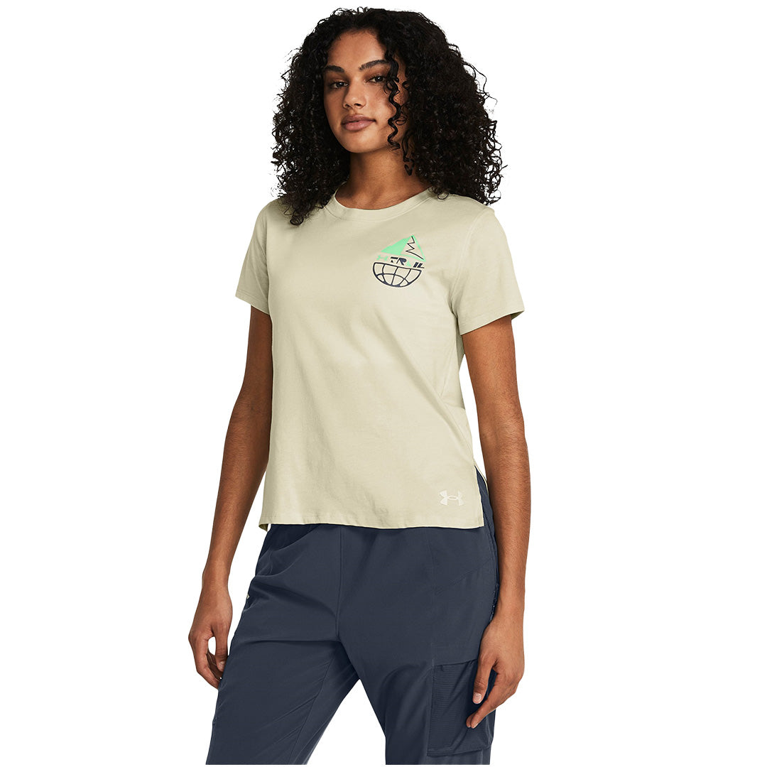 Under Armour Women Run Trail Graphic SS | 1383036-273