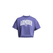 UA Women Heavy Weight Scripted Wordmark Crop Short Sleeve | 1383050