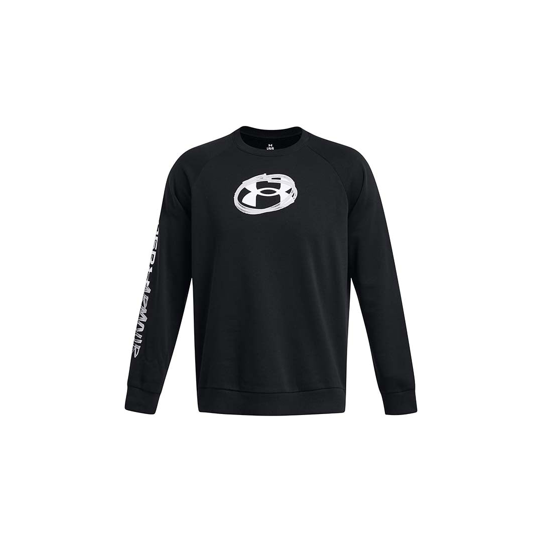 UA Men Rival Fleece MultiPrint Crew | 1383093