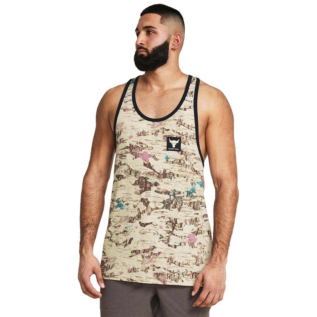 Under Armour Men Project Rock Camouflage Graphic Tank | 1383226-273