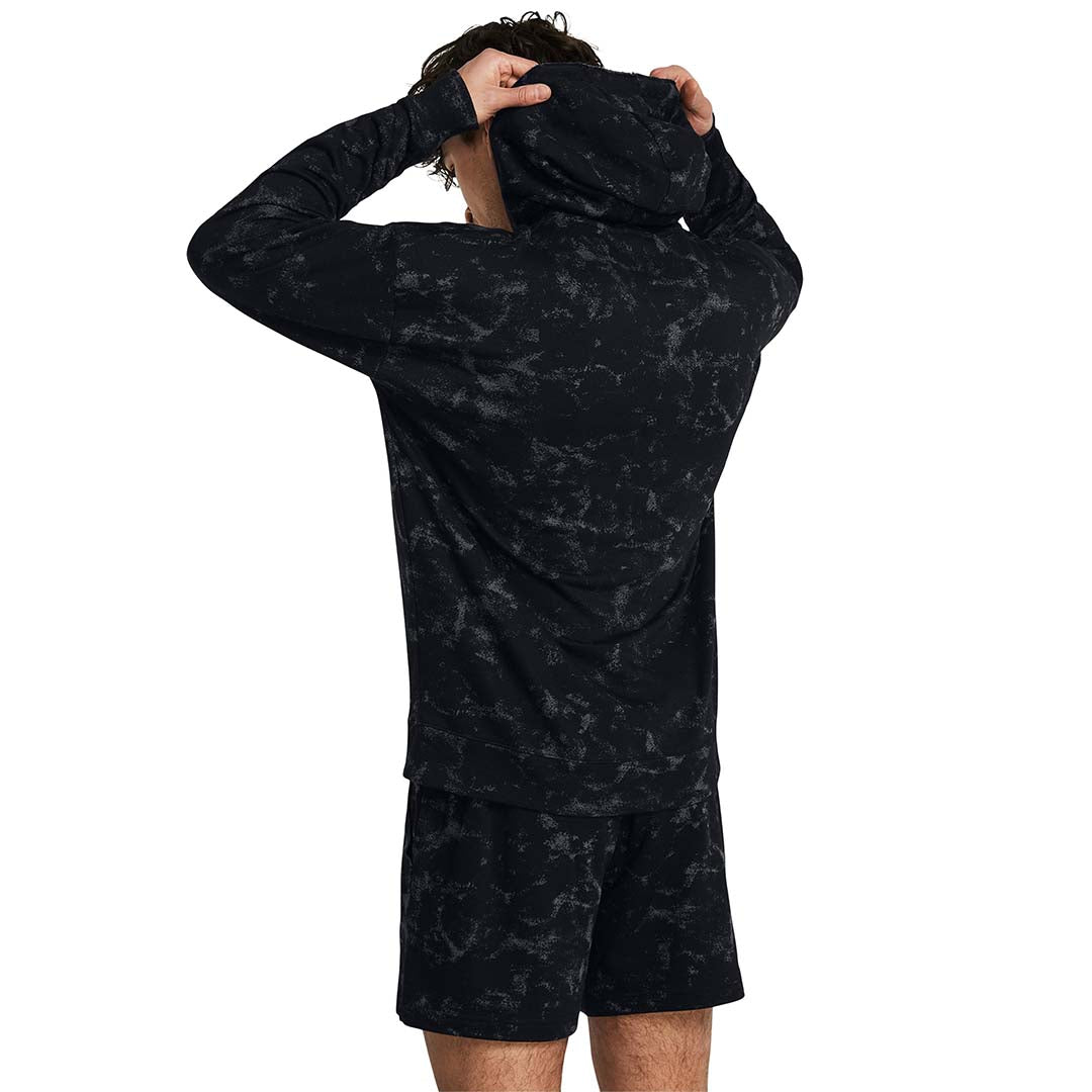 UA Men Project Rock AOP Rival Terry Hoodie | 1383289