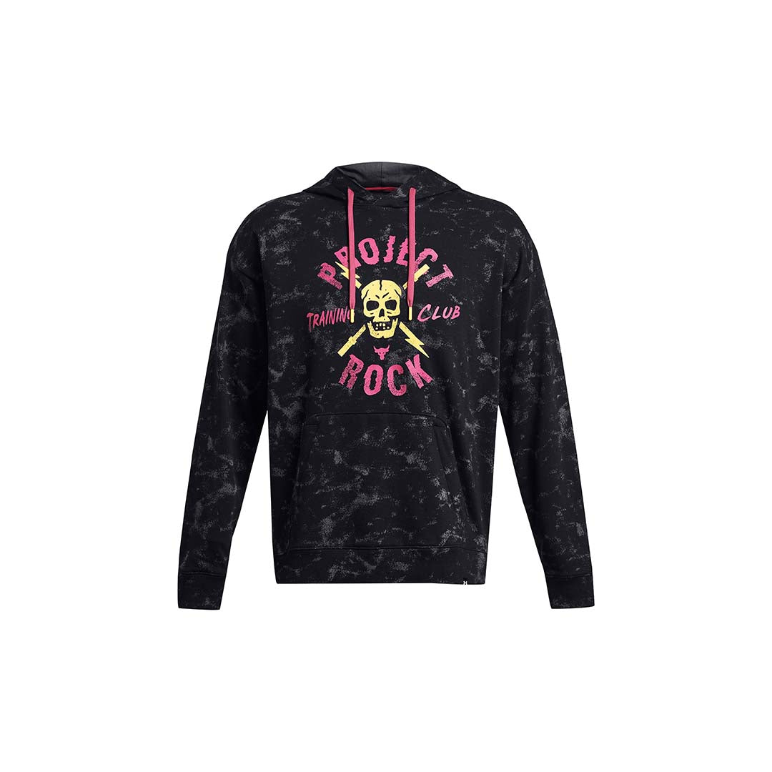 UA Men Project Rock AOP Rival Terry Hoodie | 1383289
