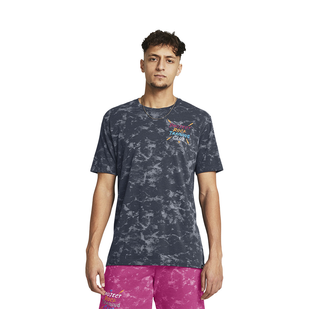 Under Armour Men Project Rock TC AOP Graphic Short Sleeve | 1383294-044