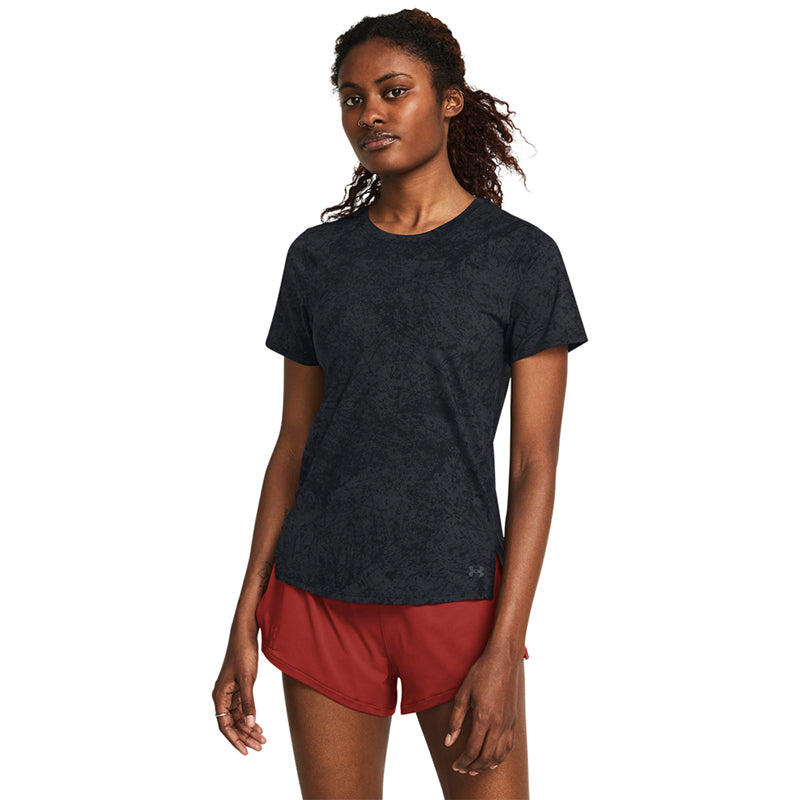 Under Armour Women Launch Elite Printed Short Sleeve | 1383365-002