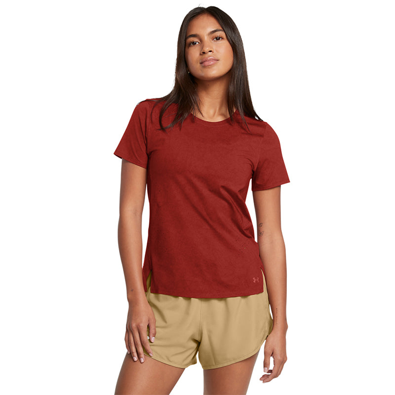 Under Armour Women Launch Elite Printed Short Sleeve | 1383365-840