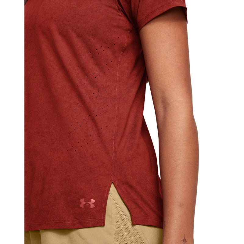 Under Armour Women Launch Elite Printed Short Sleeve | 1383365-840