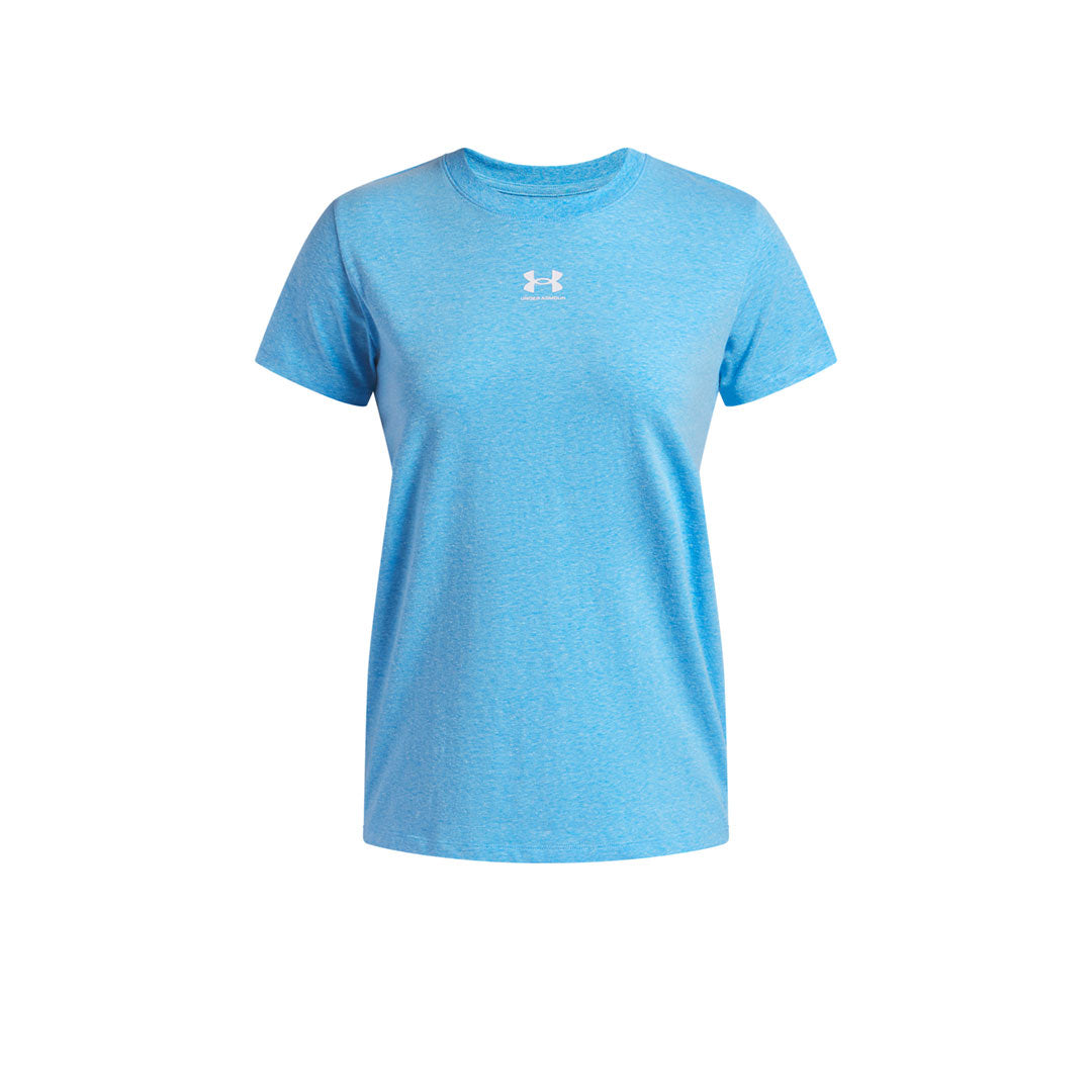 Under Armour Women Rival Core Short Sleeve | 1383648-453