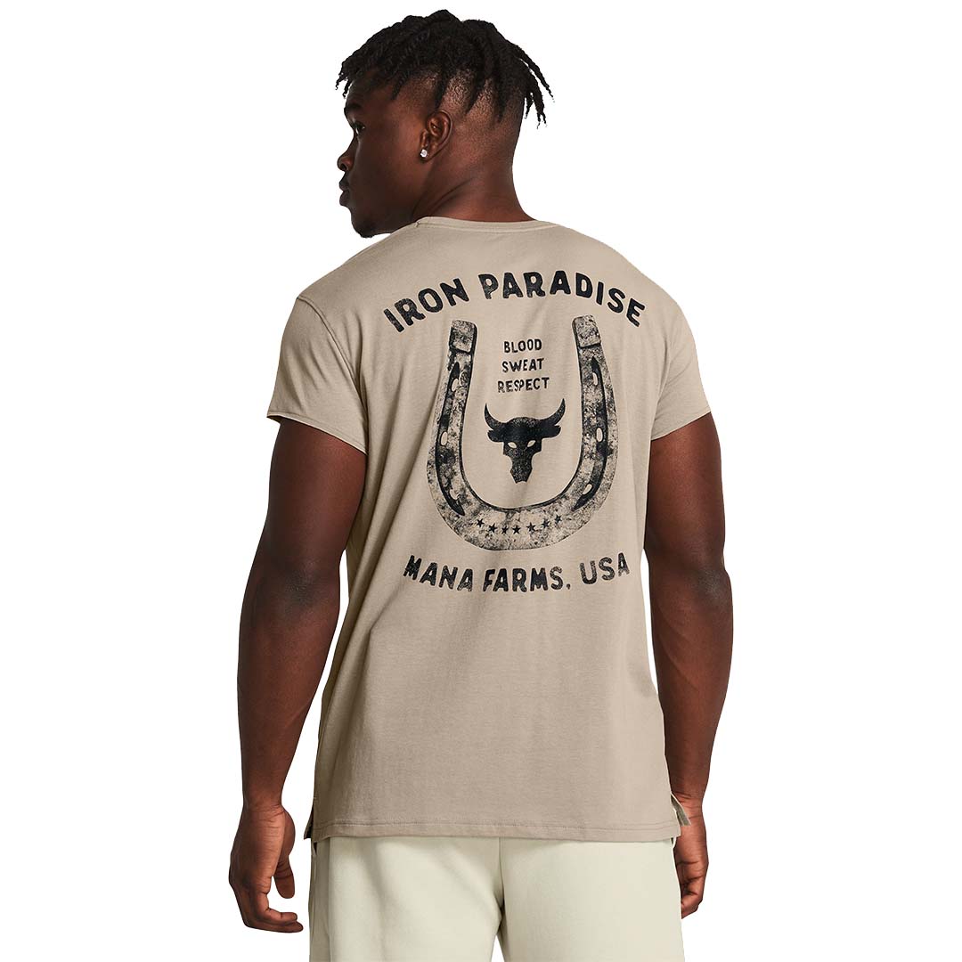 Under Armour Men Project Rock Balance Cap Sleeve T-Shirt | 1384200-203