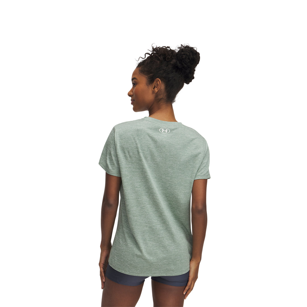 Under Armour Women Tech Twist Short Sleeve V Neck | 1384227-348