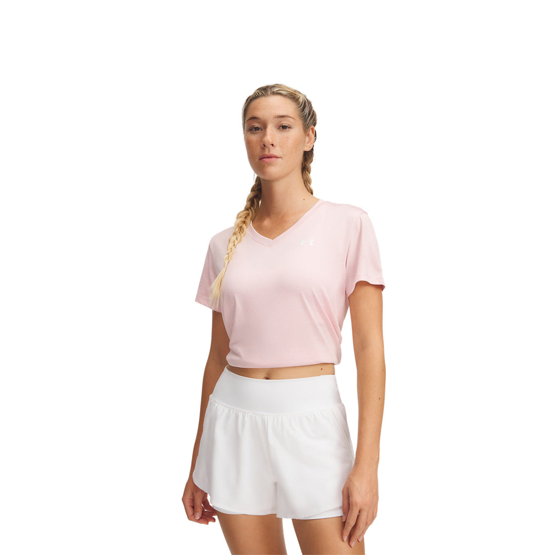 Under Armour Women Tech Twist Short Sleeve V Neck | 1384227-647