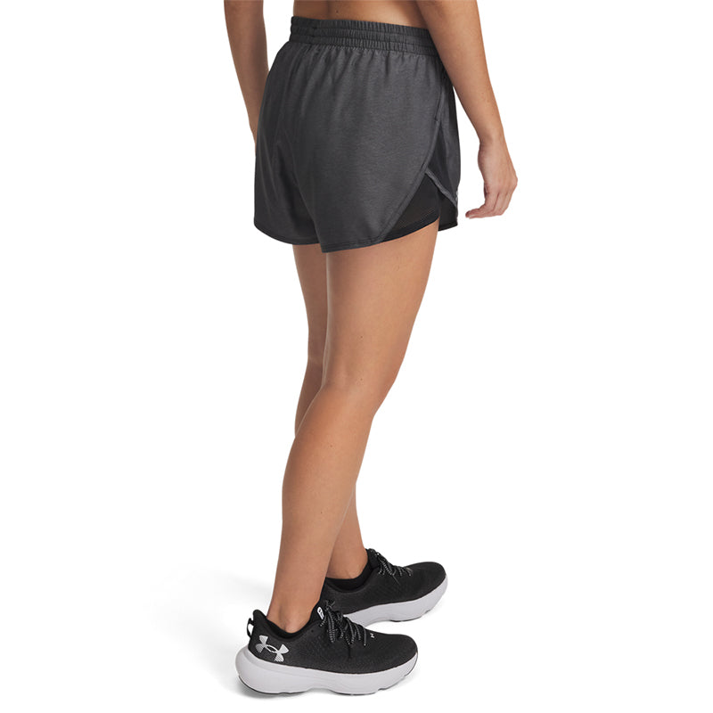 Under Armour Women Fly By 3'' Heather Shorts | 1385037-001