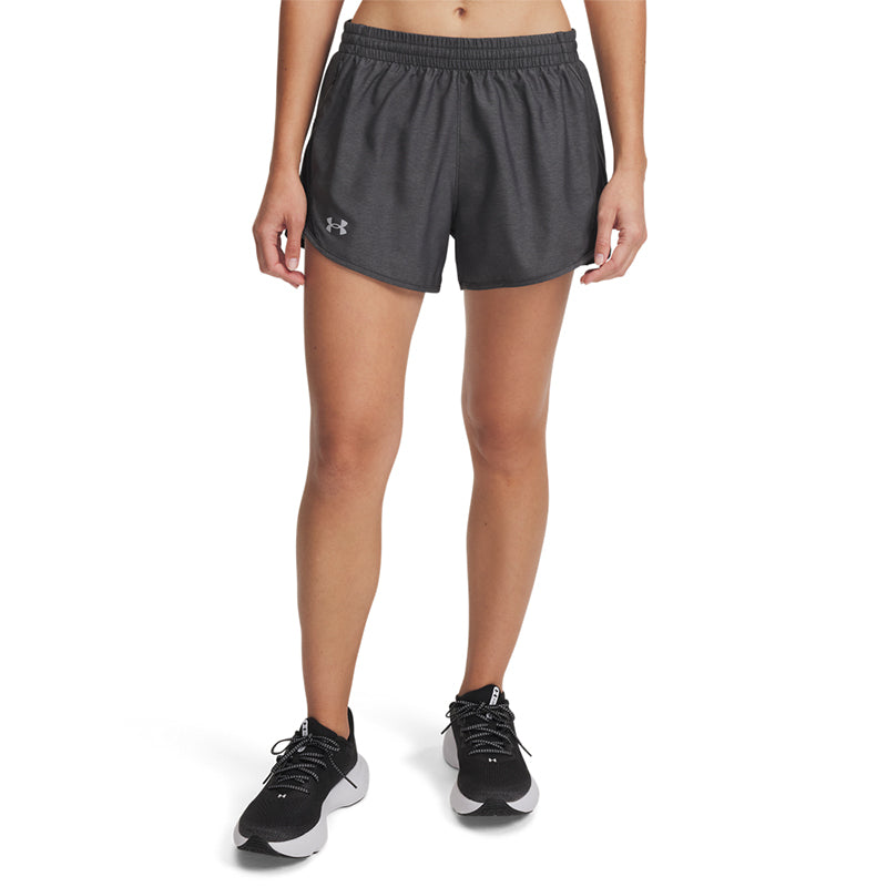 Under Armour Women Fly By 3'' Heather Shorts | 1385037-001