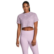 UA Women Wash Logo Repeat Crop Short Sleeves | 1385993