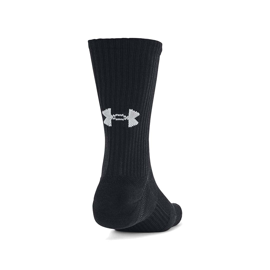 Under Armour Unisex Training Cotton 3-Pack Crew Socks | 1386311-001